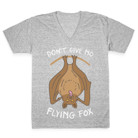 Don't Give No Flying Fox V-Neck Tee Shirt