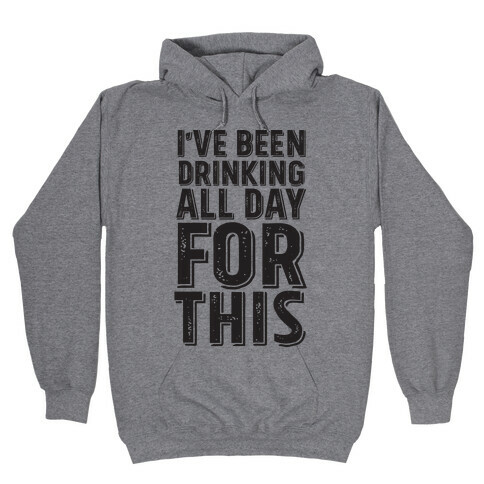 I've Been Drinking All Day For This Hooded Sweatshirt