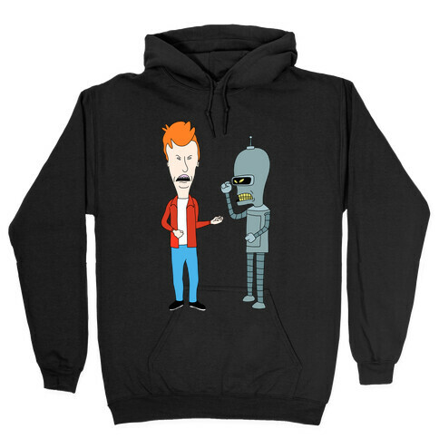 Fryhead and Bendvis Hooded Sweatshirt