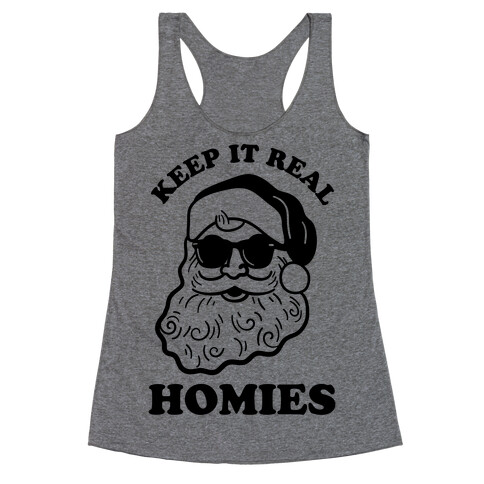 Keep It Real - Santa Racerback Tank Top