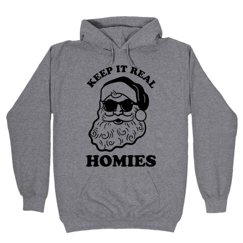 Keep It Real - Santa Hooded Sweatshirt