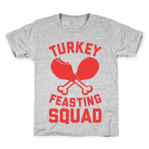 Turkey Feasting Squad Kids T-Shirt
