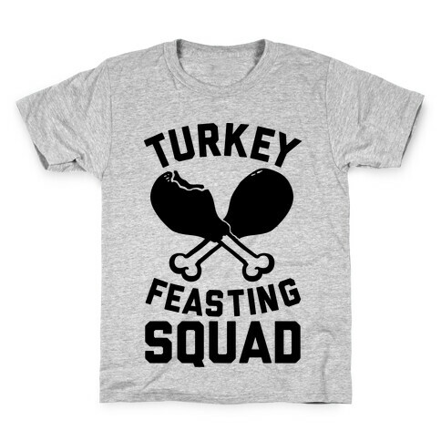 Turkey Feasting Squad Kids T-Shirt