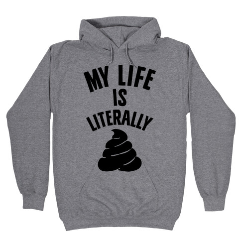 My Life is Literally Poop Hooded Sweatshirt