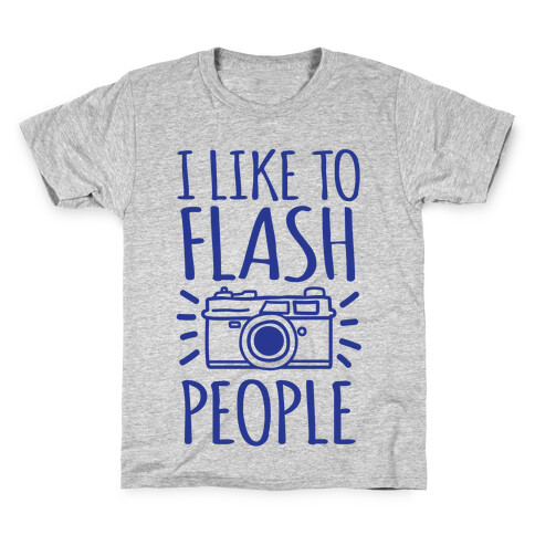 I Like To Flash People Kids T-Shirt