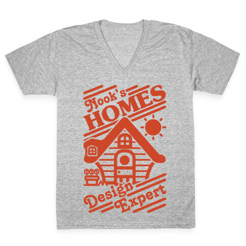 Nook's Homes Design Expert V-Neck Tee Shirt