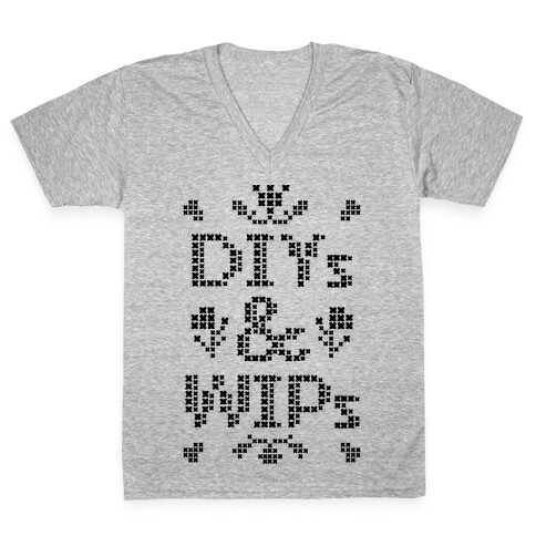 DIYs & WIPs V-Neck Tee Shirt