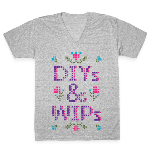 DIYs & WIPs V-Neck Tee Shirt