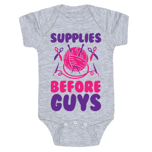 Supplies Before Guys Baby One-Piece
