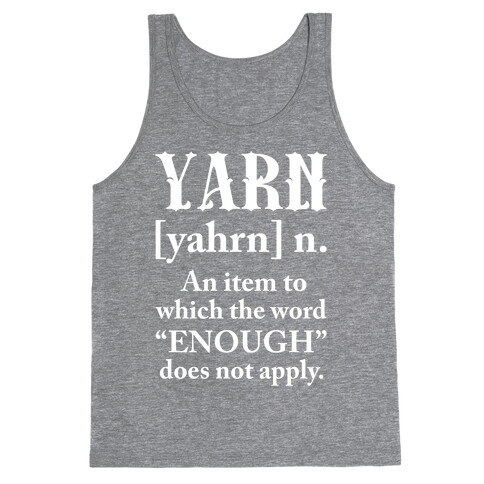 Yarn Definition Tank Top