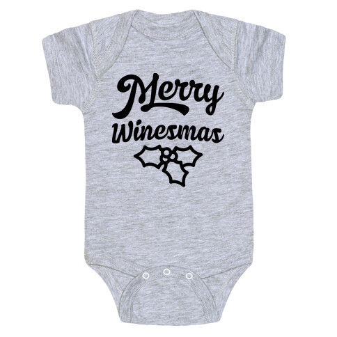 Merry Winesmas Baby One-Piece