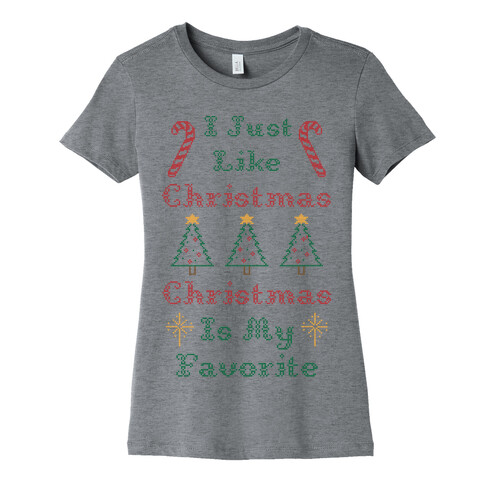 Christmas Is My Favorite Womens T-Shirt