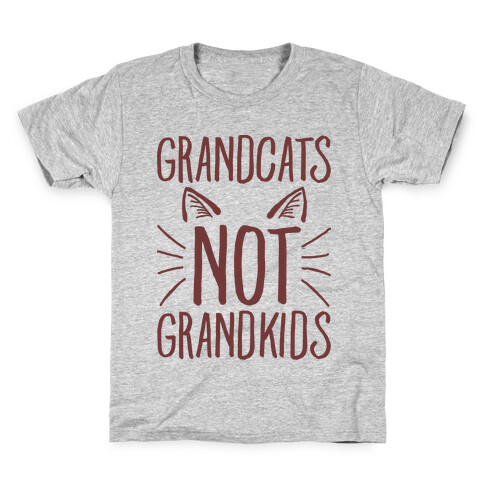 Grandcats Not Grandkids Kids T-Shirt