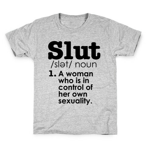 Slut Definition Kids T-Shirt