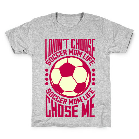 Soccer Mom Life (pink) Kids T-Shirt