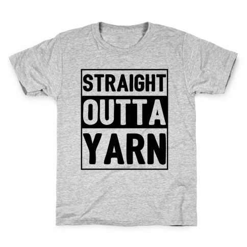Straight Outta Yarn Kids T-Shirt