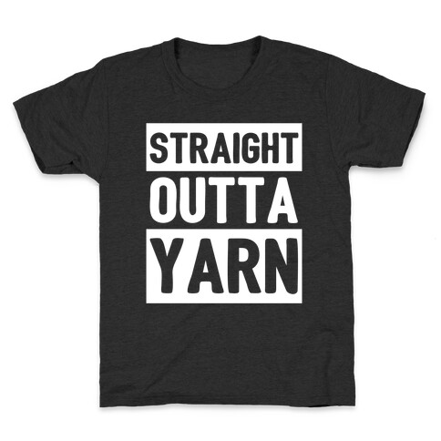 Straight Outta Yarn Kids T-Shirt