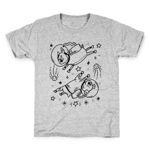 Dogs In Space Kids T-Shirt