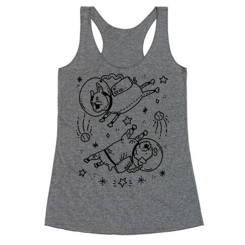 Dogs In Space Racerback Tank Top