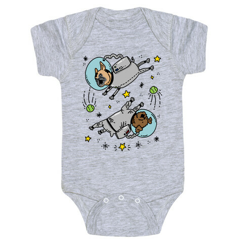 Dogs In Space Baby One-Piece