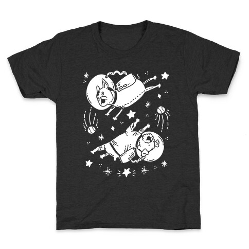 Dogs In Space Kids T-Shirt