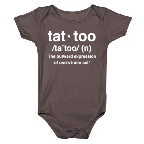 Tattoo Definition  Baby One-Piece