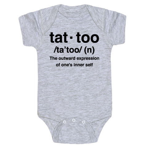 Tattoo Definition  Baby One-Piece