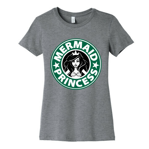 Mermaid Princess Coffee Womens T-Shirt