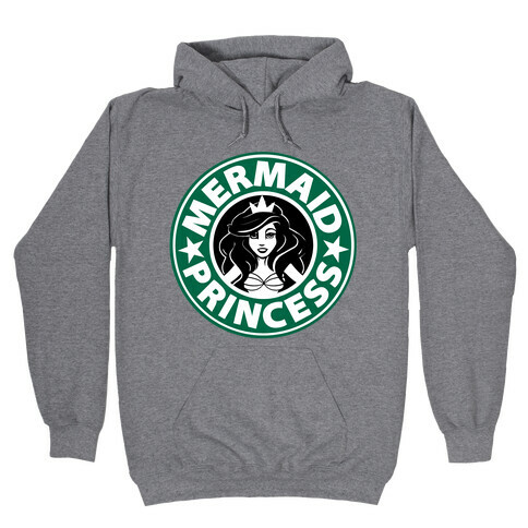 Mermaid Princess Coffee Hooded Sweatshirt