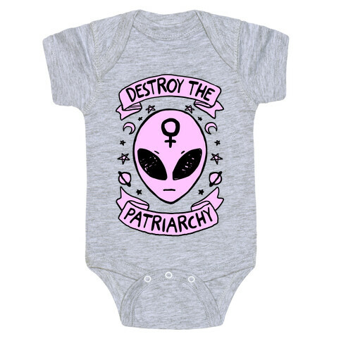 Destroy The Patriarchy Baby One-Piece