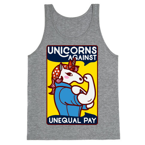 Unicorns Against Unequal Pay Tank Top