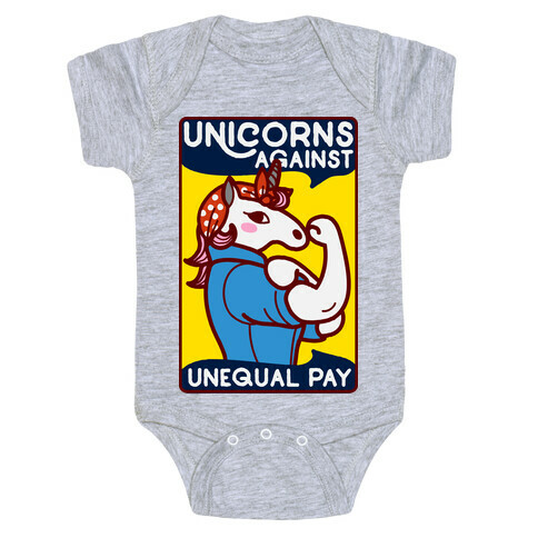 Unicorns Against Unequal Pay Baby One-Piece