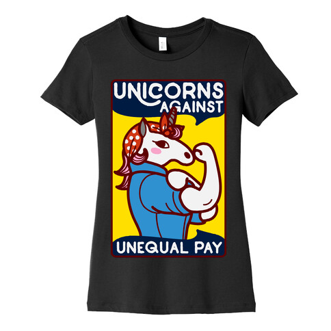 Unicorns Against Unequal Pay Womens T-Shirt