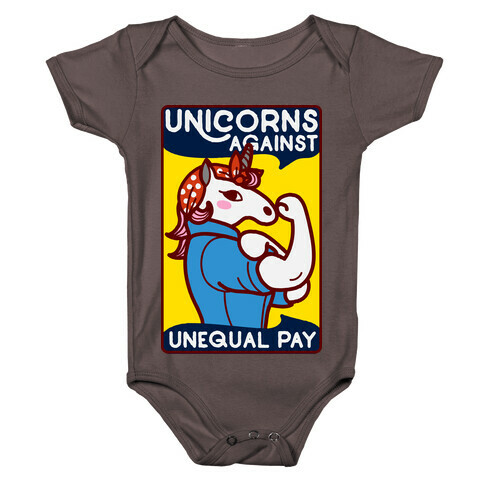 Unicorns Against Unequal Pay Baby One-Piece