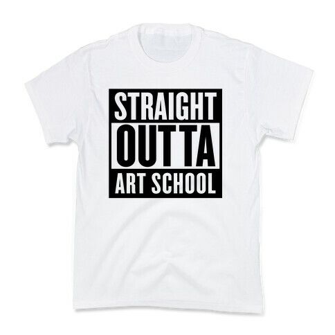 Straight Outta Art School Kids T-Shirt