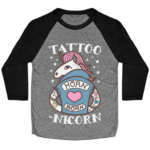 Tattoo-nicorn Baseball Tee