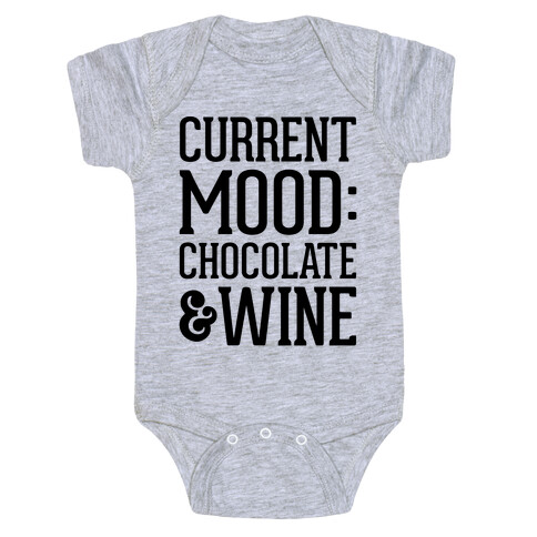 Current Mood: Chocolate & Wine Baby One-Piece