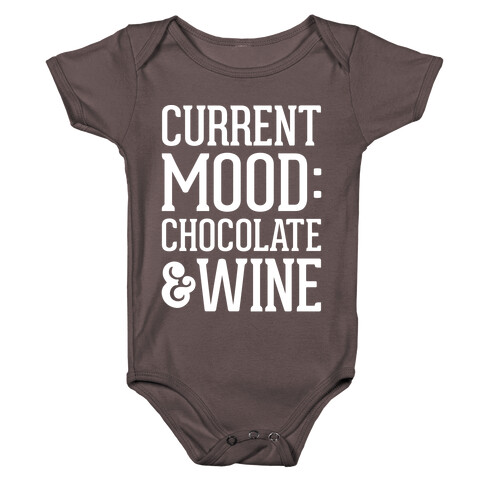 Current Mood: Chocolate & Wine Baby One-Piece
