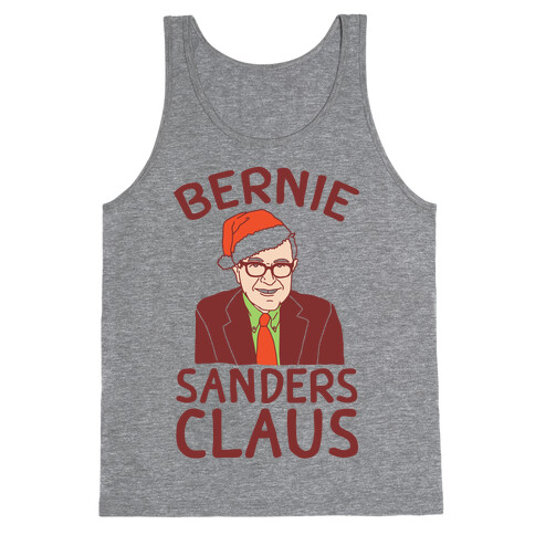 Bernie Sanders Claus Tank Top