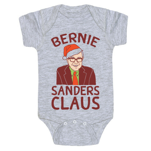 Bernie Sanders Claus Baby One-Piece