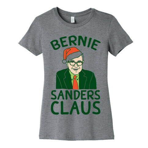 Bernie Sanders Claus Womens T-Shirt