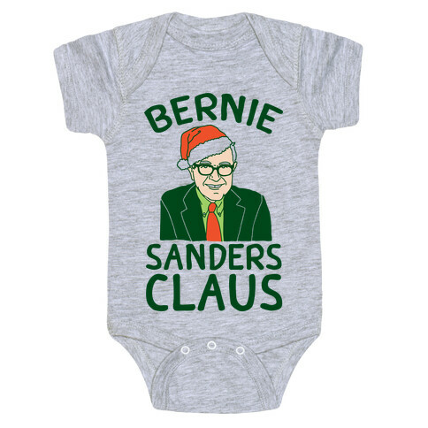 Bernie Sanders Claus Baby One-Piece