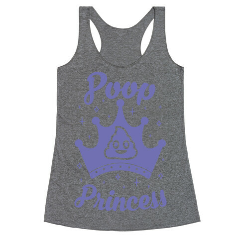 Poop Princess Racerback Tank Top