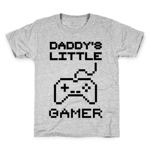 Daddy's Little Gamer Kids T-Shirt