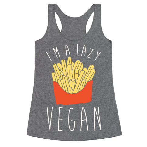 Lazy Vegan Racerback Tank Top