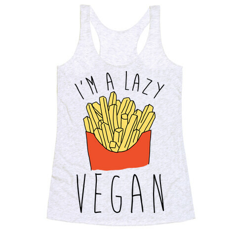 Lazy Vegan Racerback Tank Top