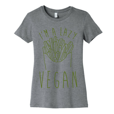 Lazy Vegan Womens T-Shirt