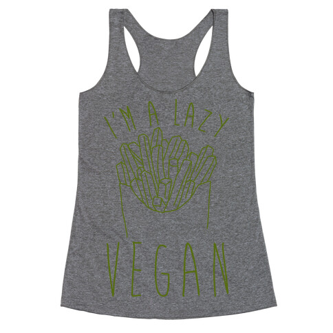 Lazy Vegan Racerback Tank Top