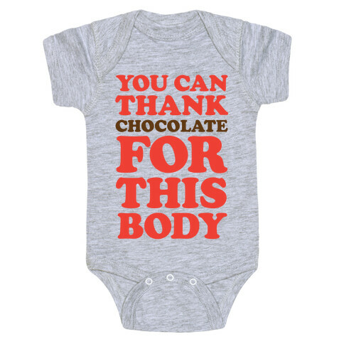 You Can Thank Chocolate For This Body Baby One-Piece