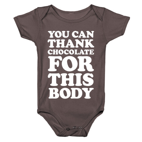 You Can Thank Chocolate For This Body Baby One-Piece